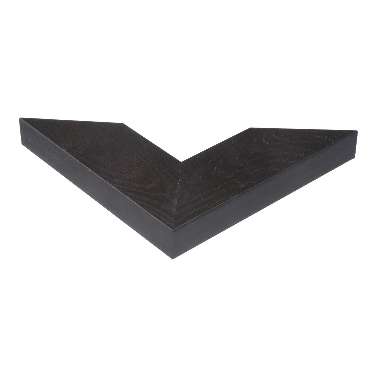 Corner view of Strata in chocolate picture frame