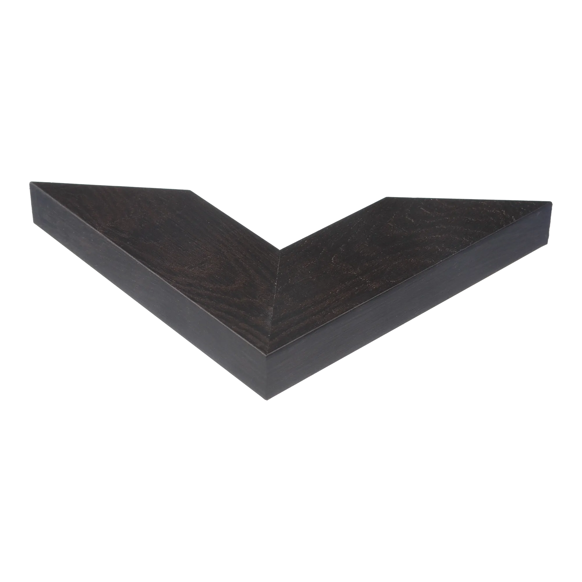 Corner view of Strata in chocolate picture frame