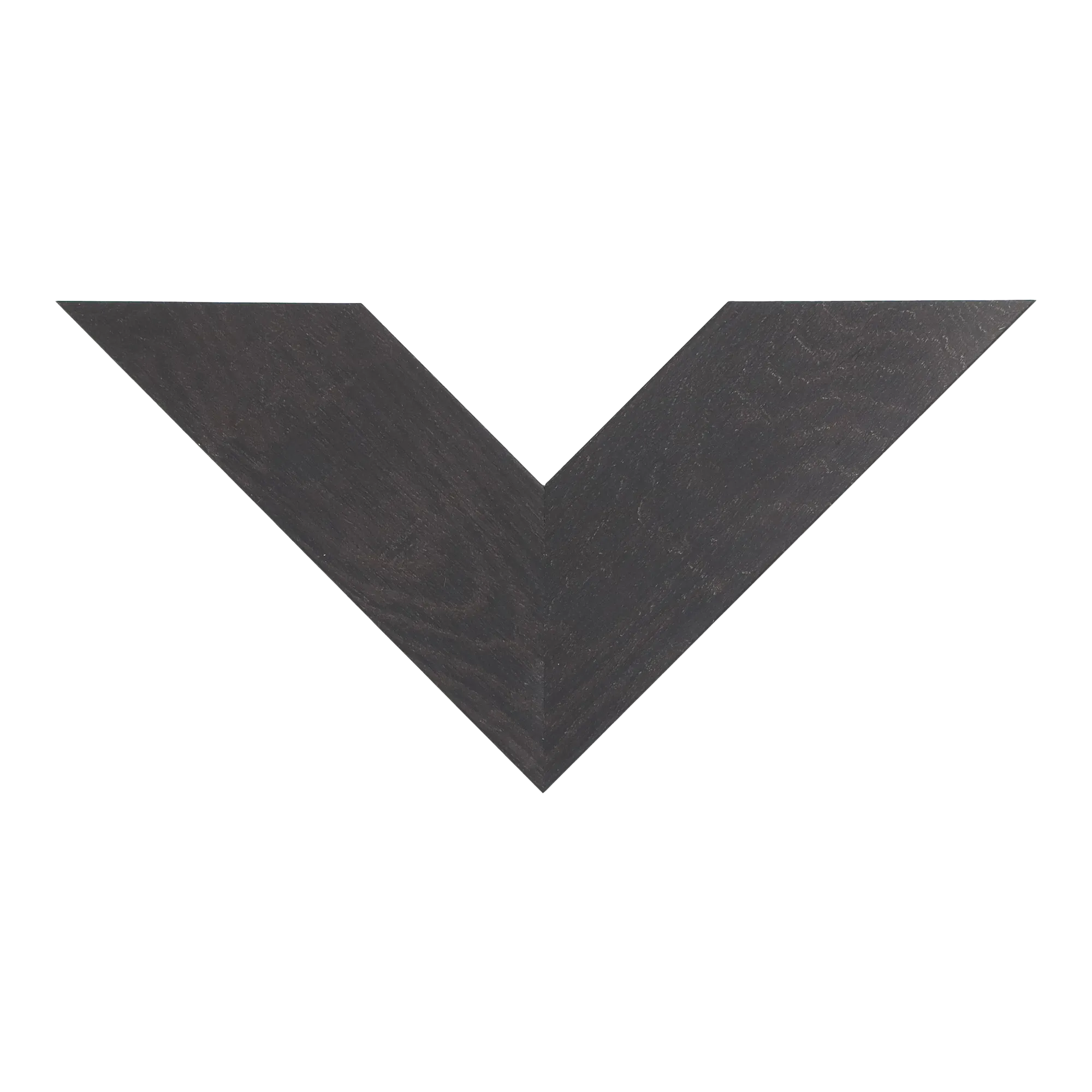 Top view of Strata picture frame in chocolate