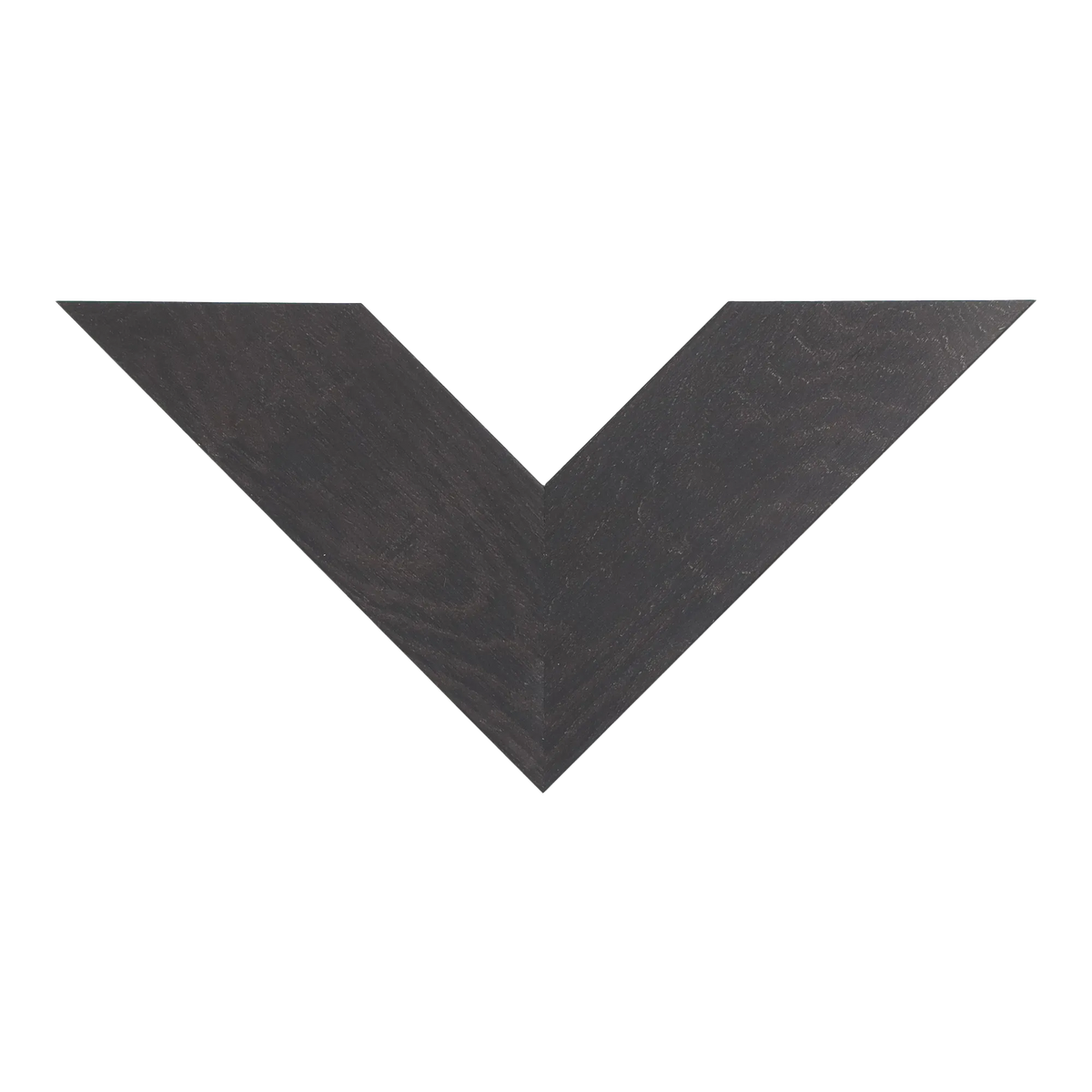 Top view of Strata picture frame in chocolate