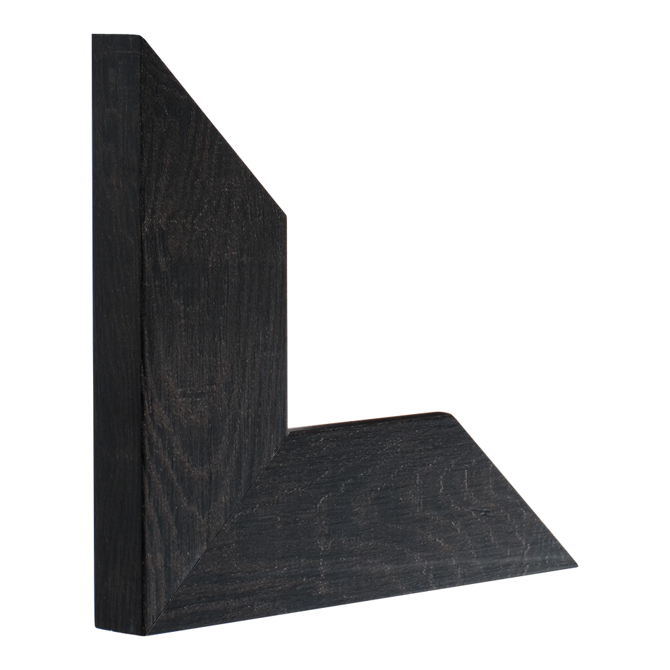 Vertical view of strata chocolate picture frame