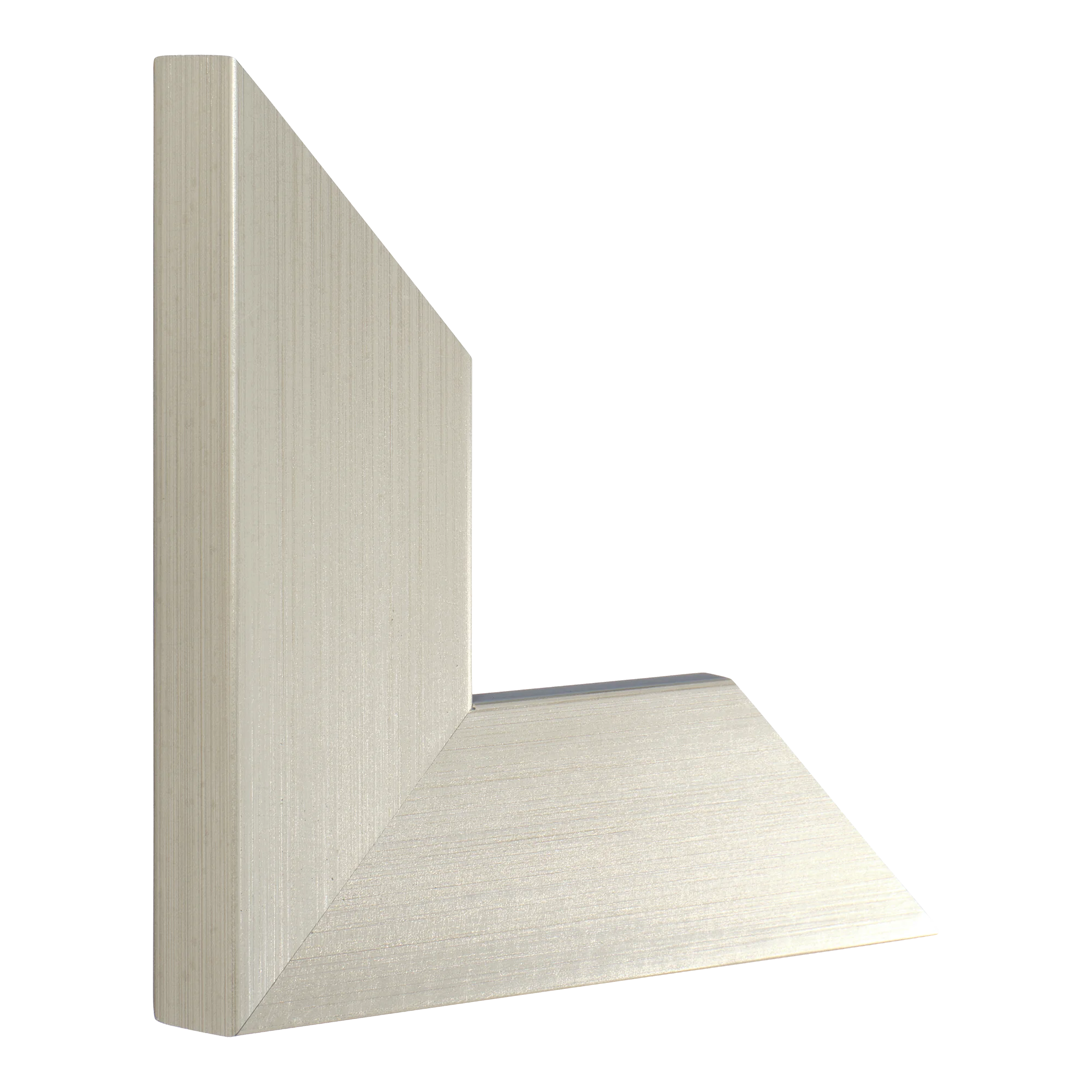 Vertical view of strata champagne picture frame