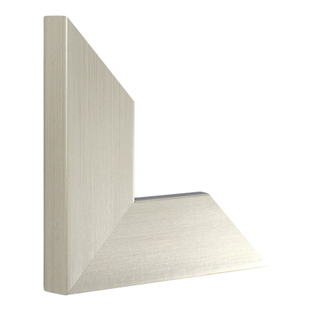 Vertical view of strata champagne picture frame