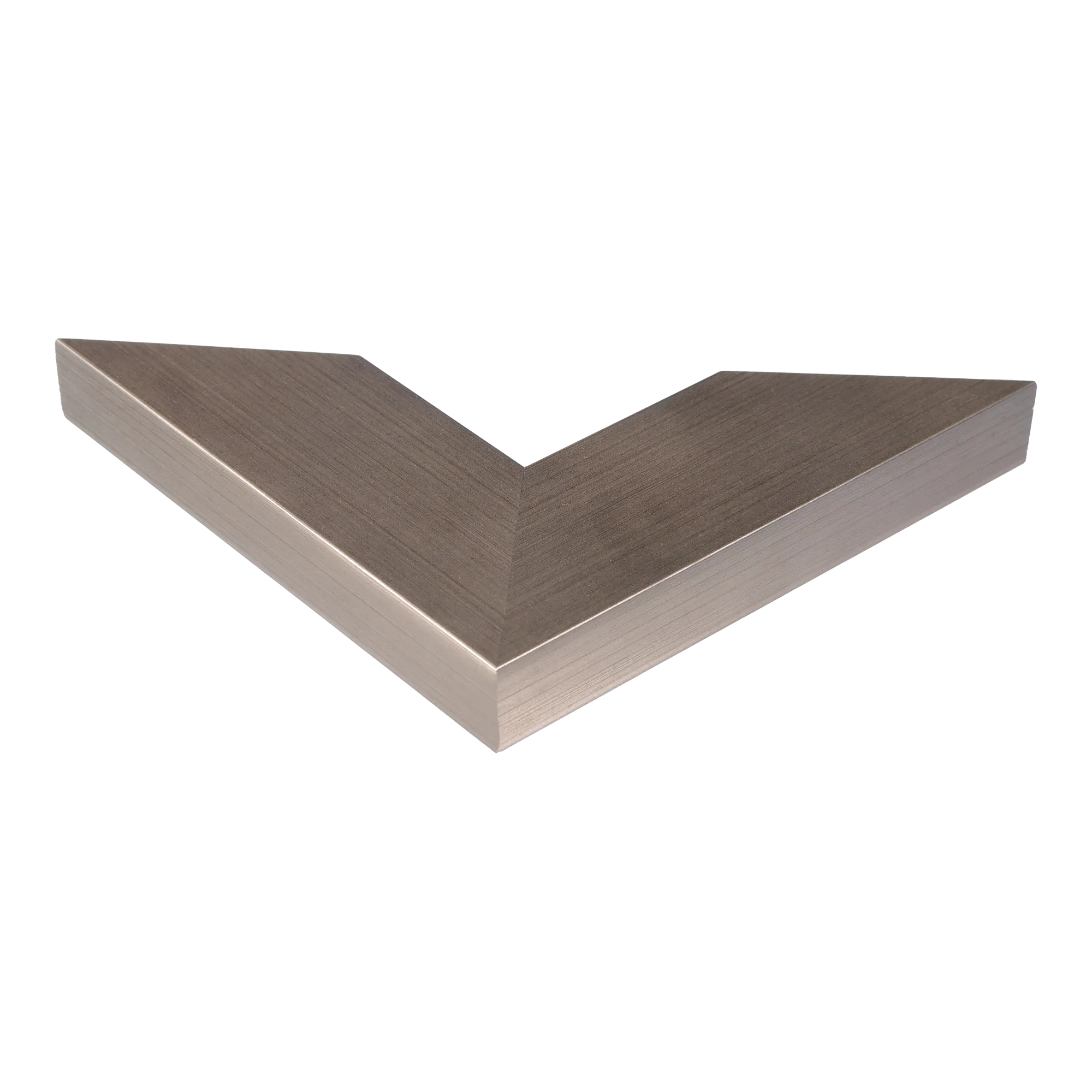 Corner view of Strata in champagne picture frame