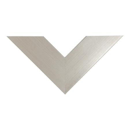 Top view of Strata picture frame in champagne