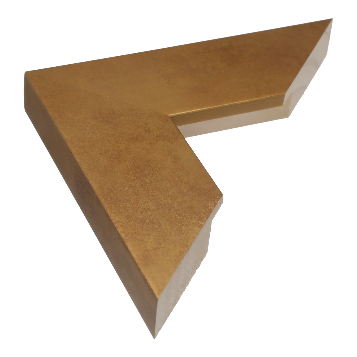 Strata in distressed gold picture frame