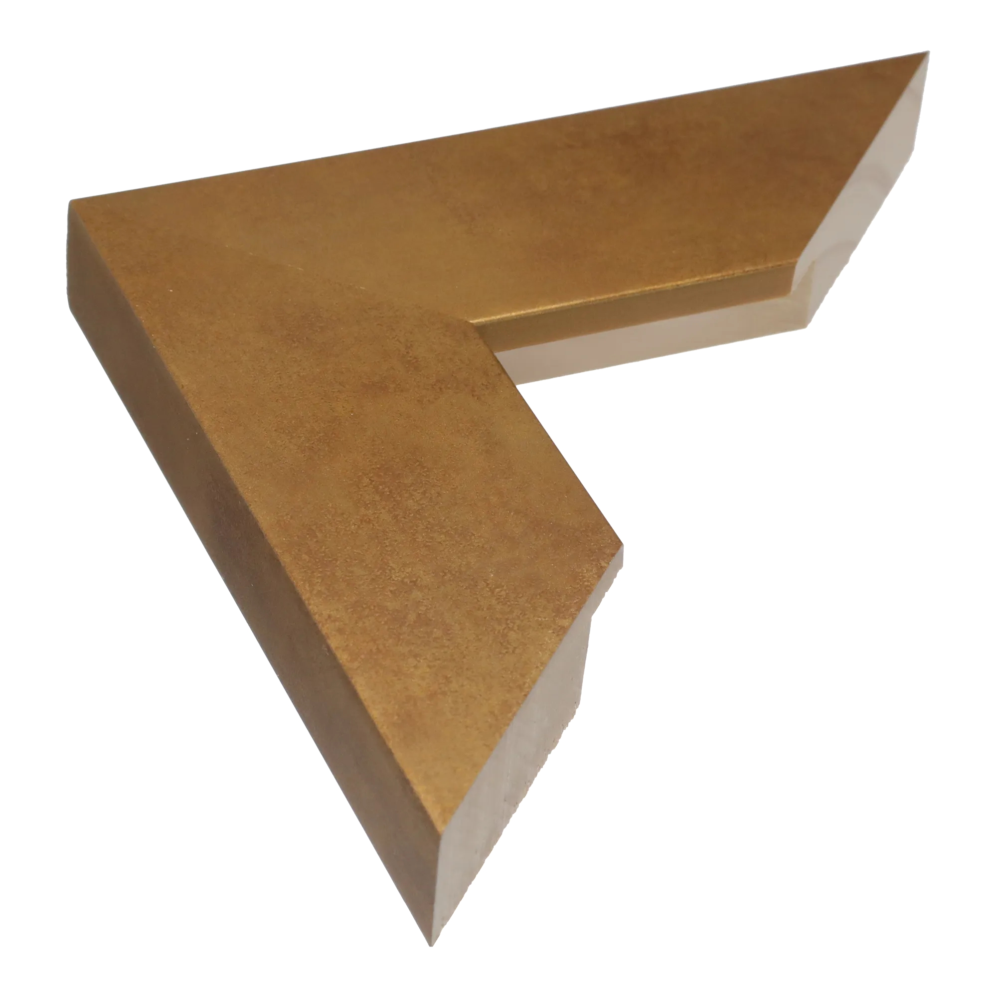 Strata in distressed gold picture frame