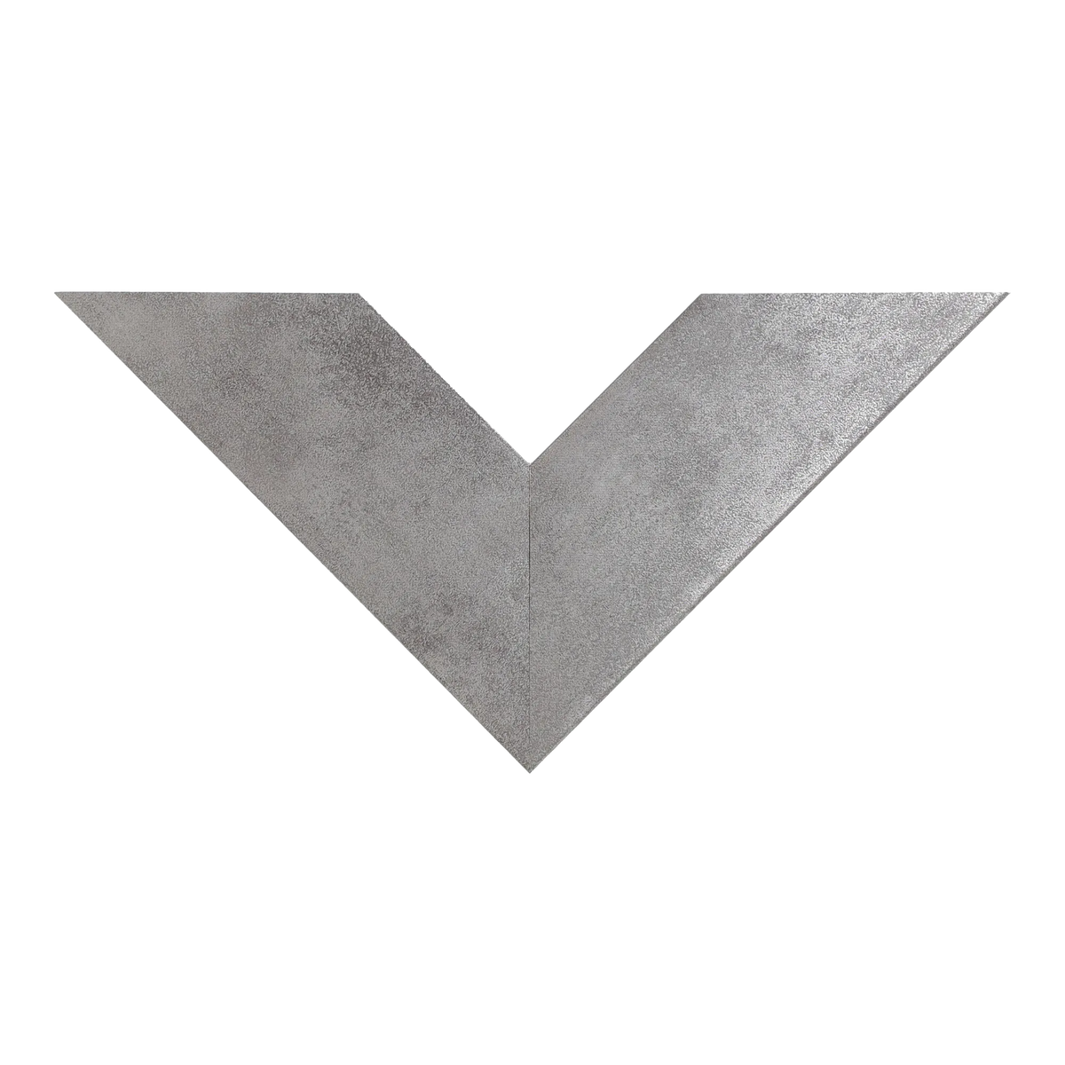 Top view of Strata picture frame in distressed silver