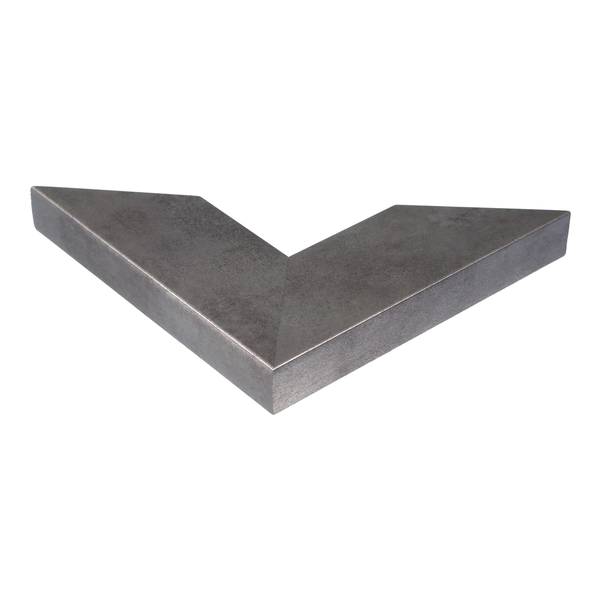 Corner view of Strata in distressed silver picture frame