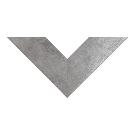 Top view of Strata picture frame in distressed silver