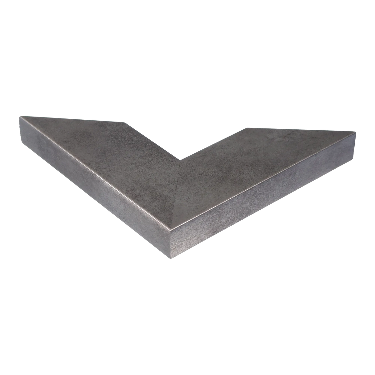 Corner view of Strata in distressed silver picture frame