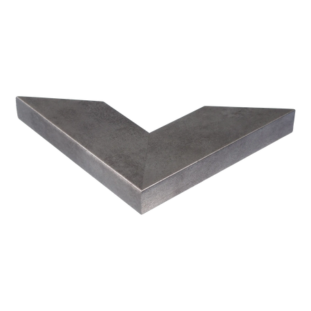 Corner view of Strata in distressed silver picture frame