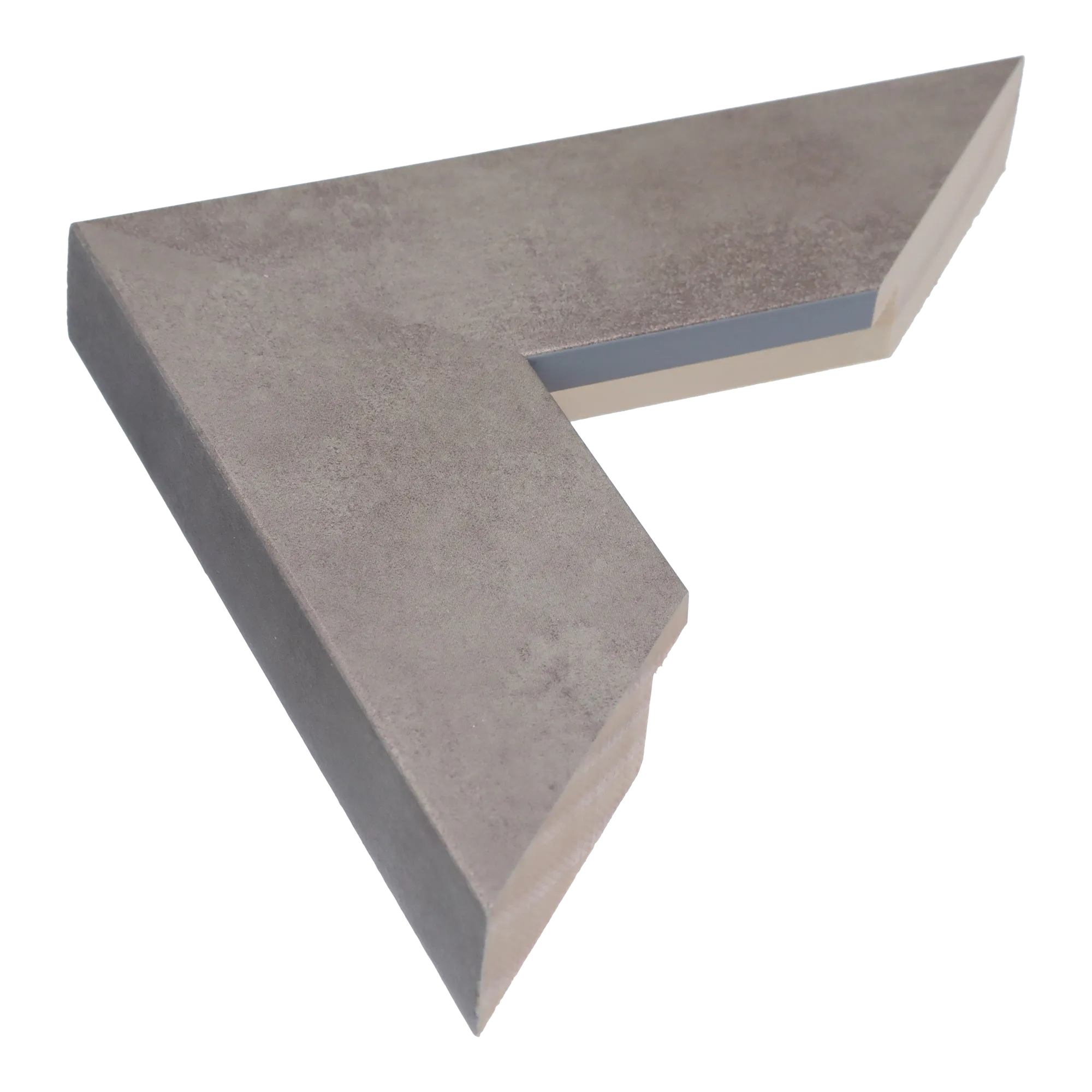 Strata in distressed silver picture frame