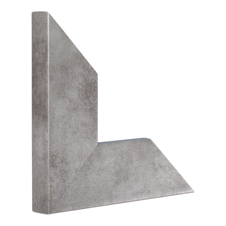 Vertical view of strata distressed silver picture frame