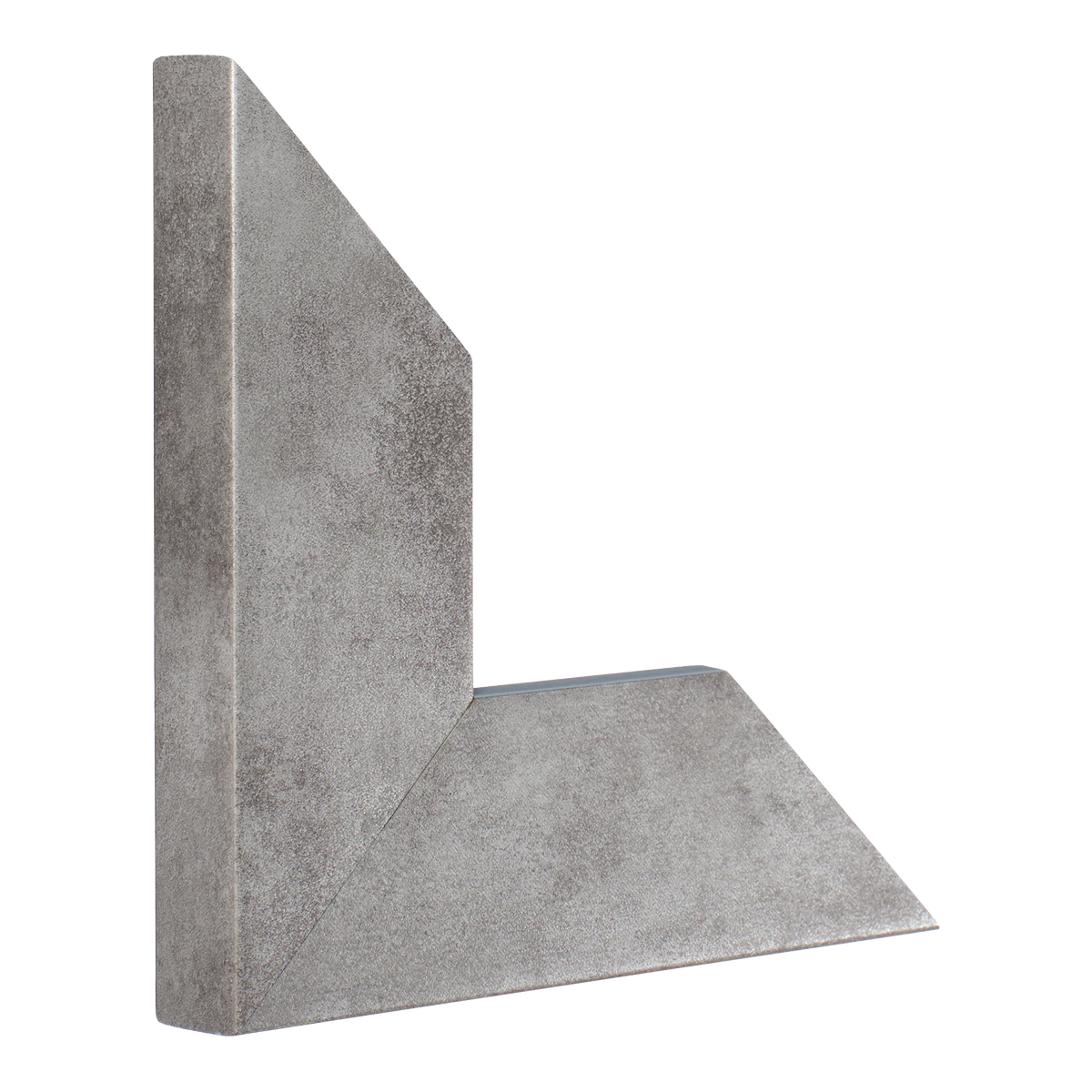 Vertical view of strata distressed silver picture frame