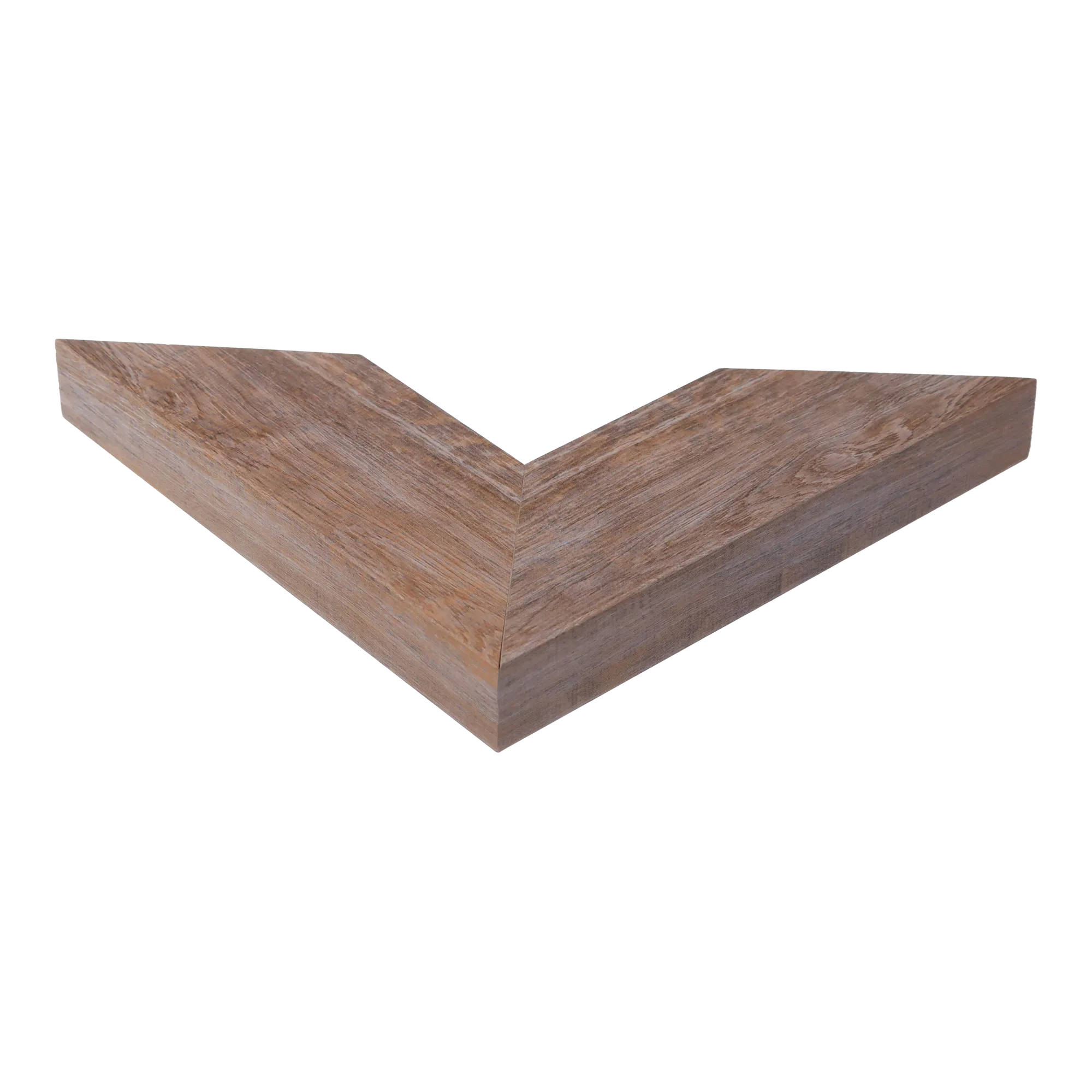Corner view of Strata in honey picture frame