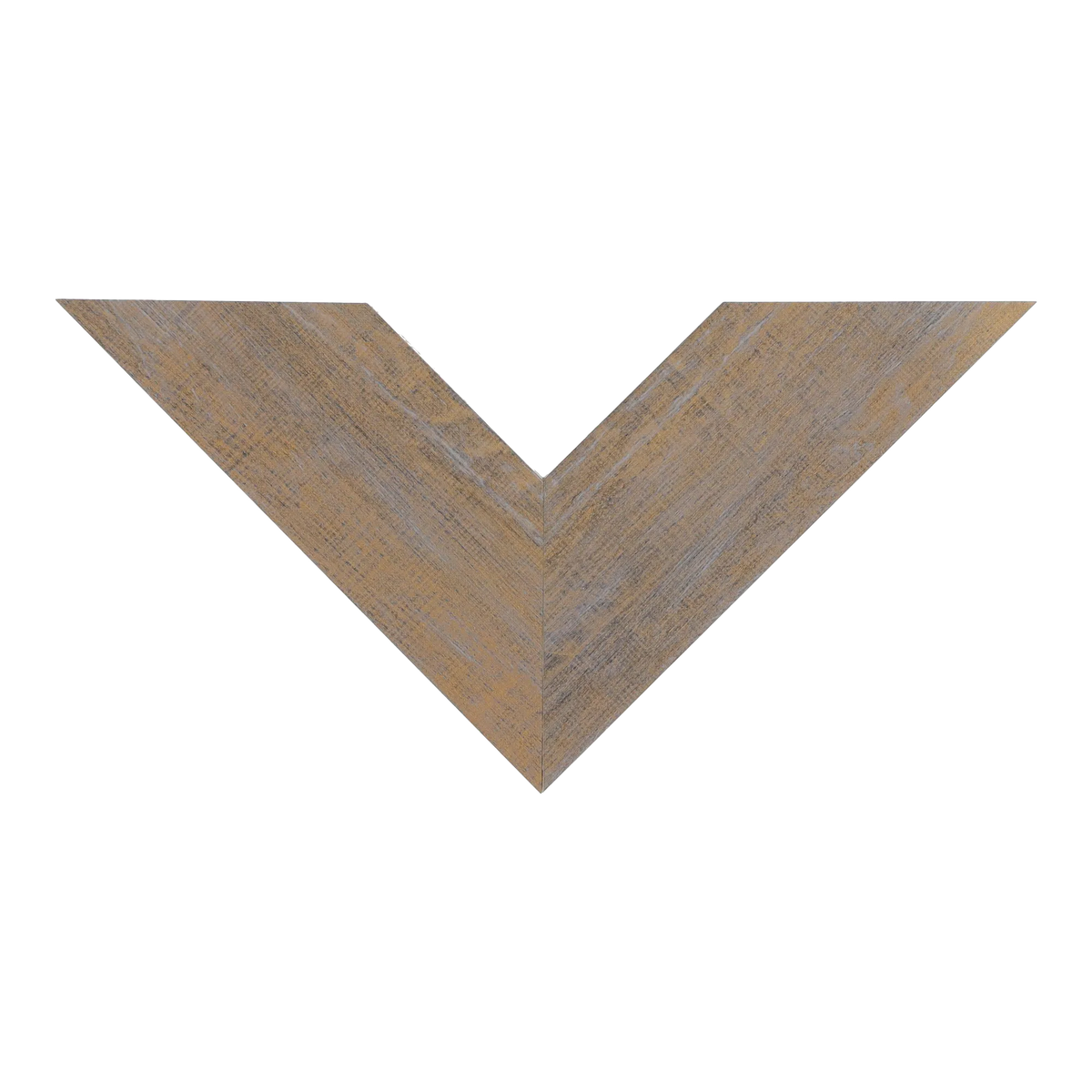 Top view of Strata picture frame in honey