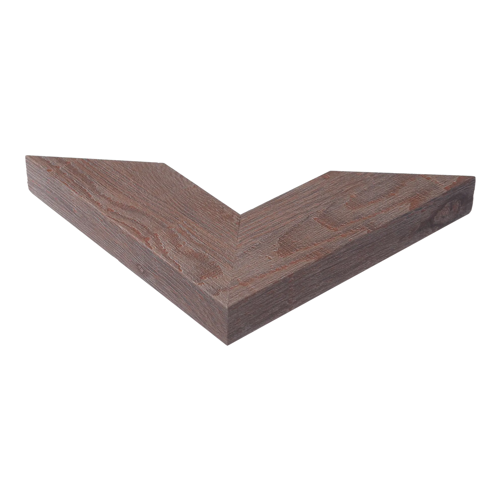 Corner view of Strata in mink picture frame