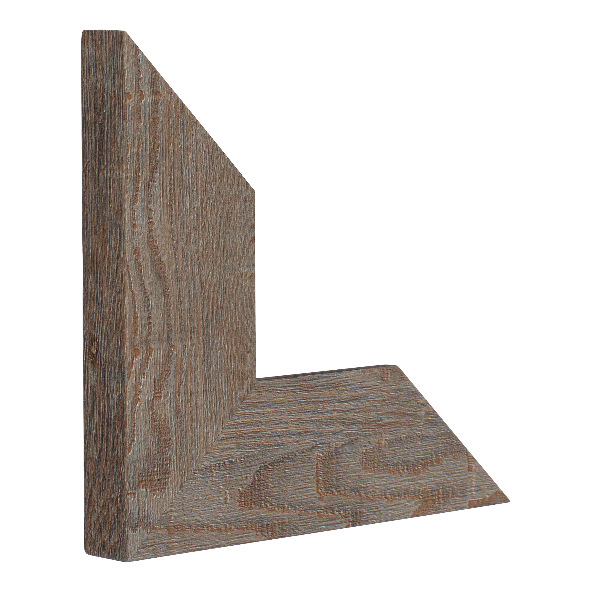 Vertical view of strata mink picture frame