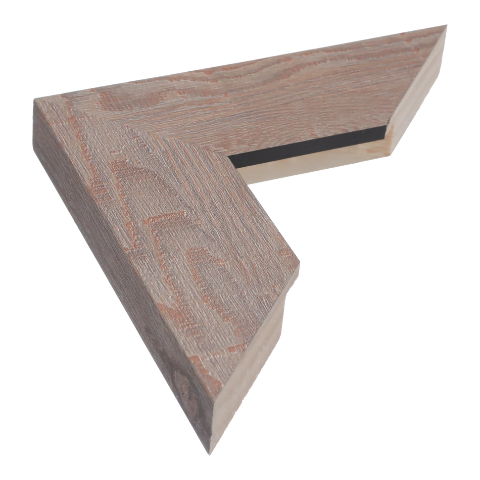 Strata in mink picture frame