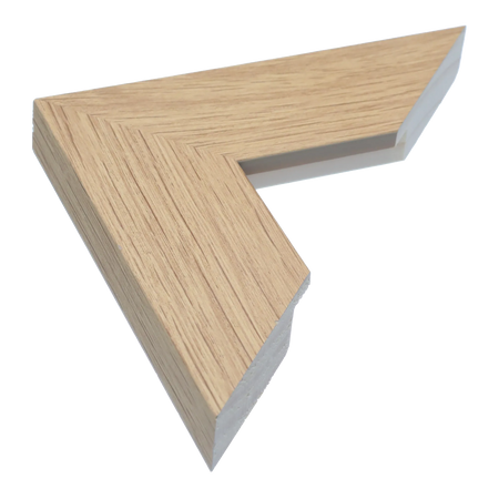 Strata in oak picture frame