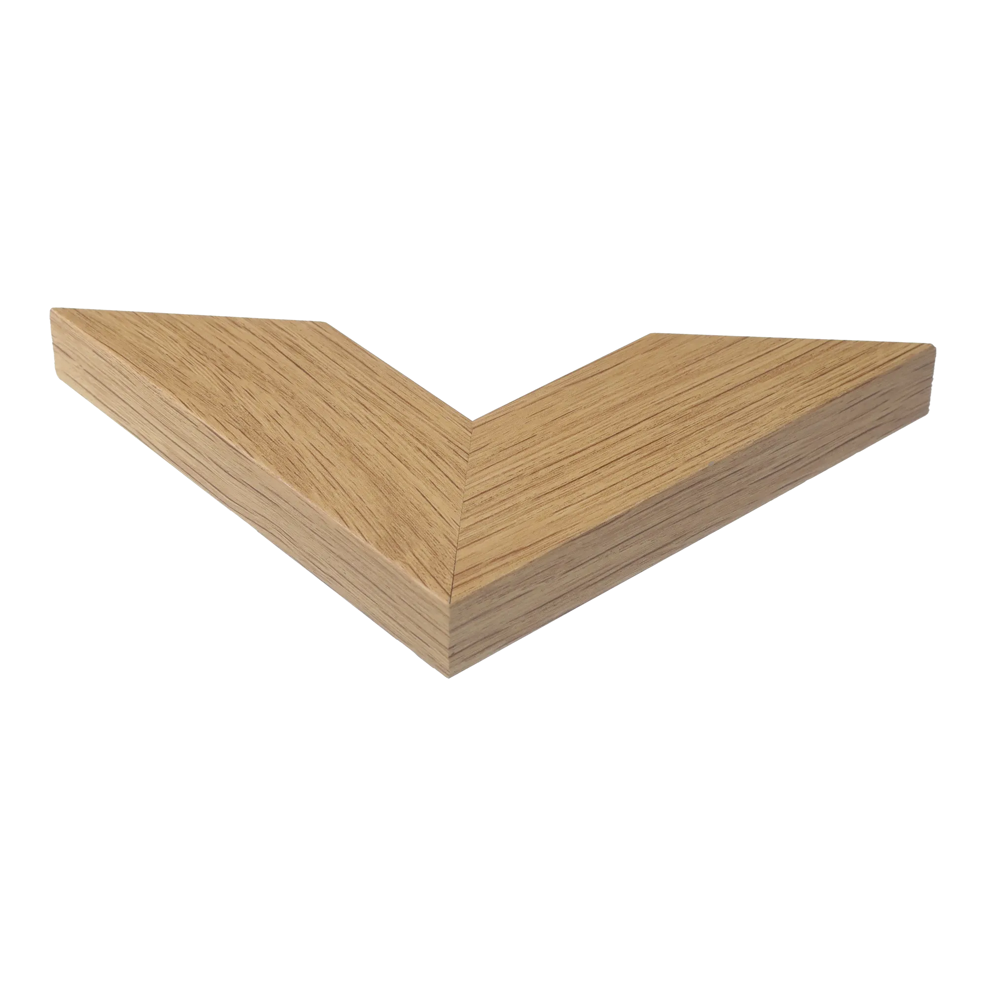 Corner view of Strata in oak picture frame