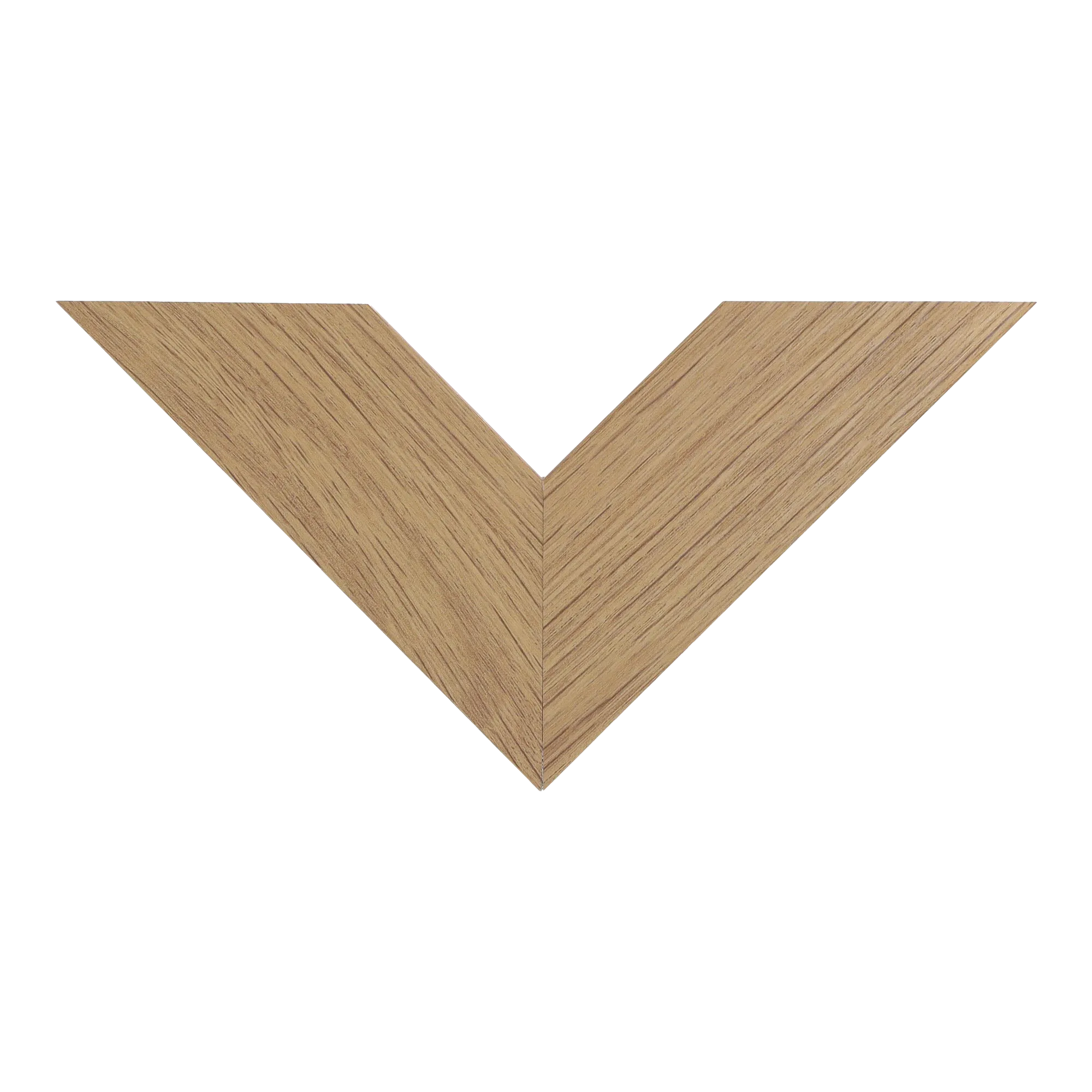 Top view of Strata picture frame in oak