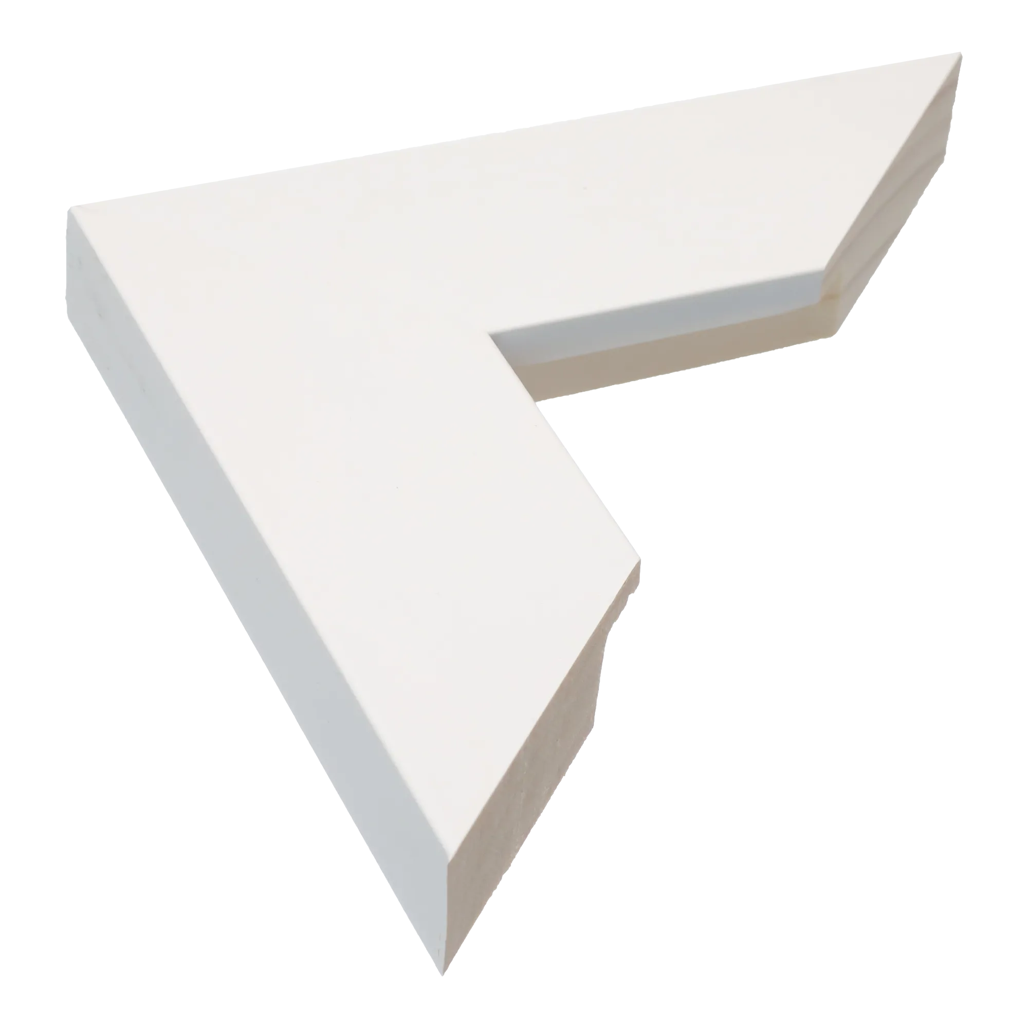 Strata in white picture frame