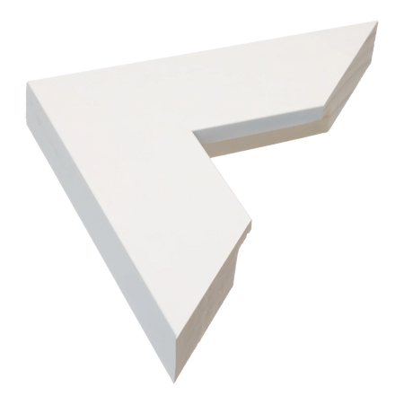 Strata in white picture frame