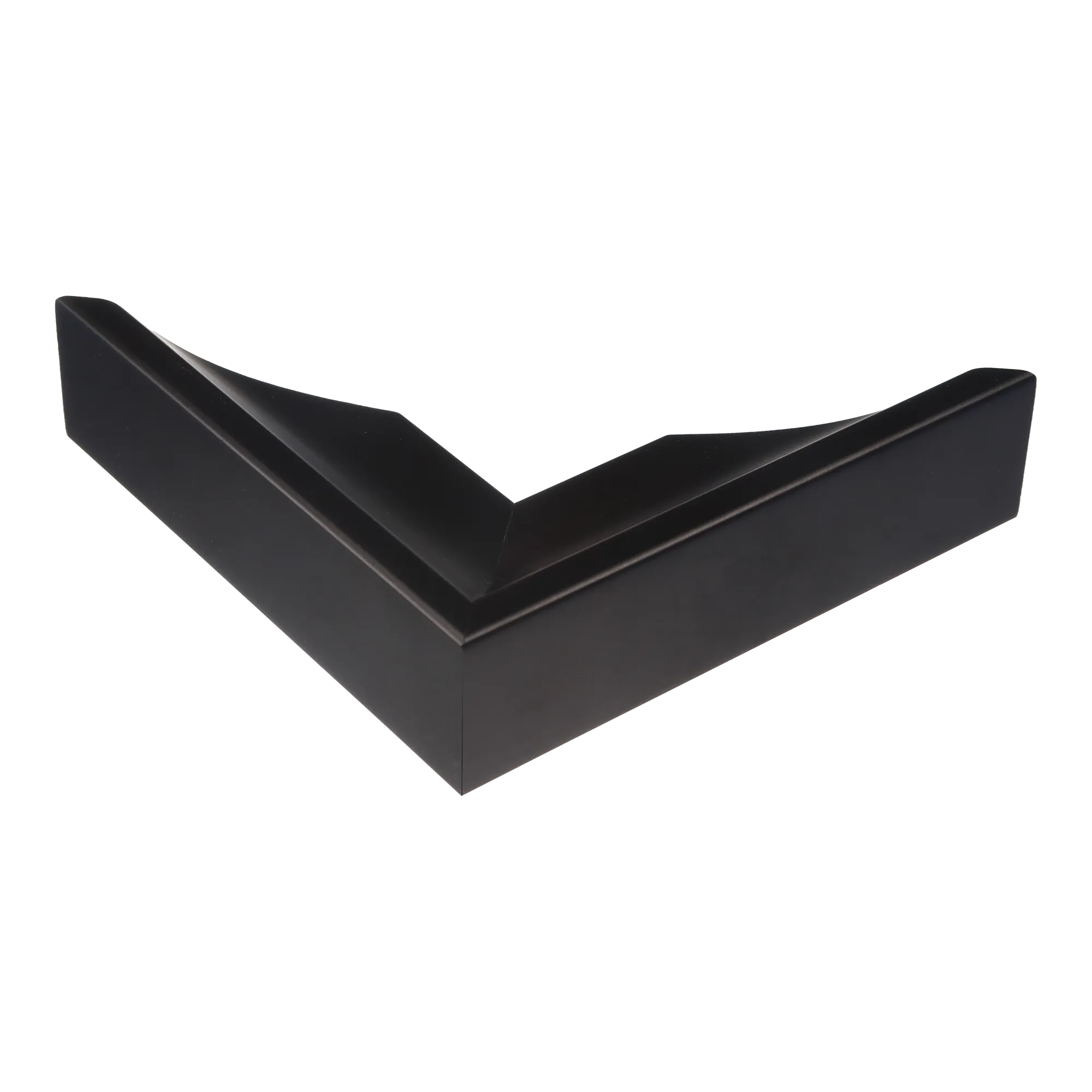 Corner view of Swoop in black picture frame