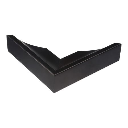 Corner view of Swoop in black picture frame