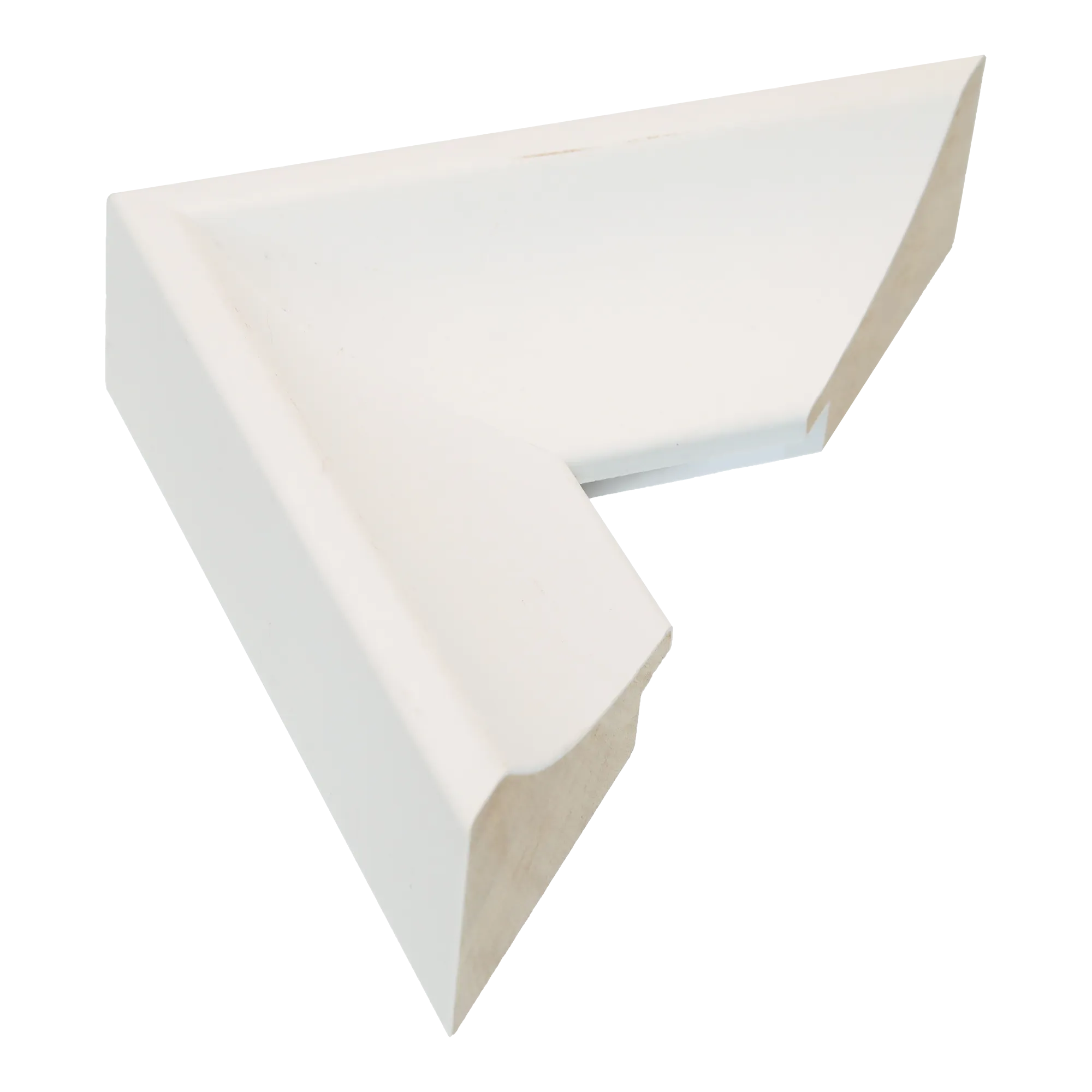 Swoop in white picture frame