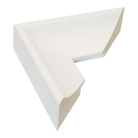 Swoop in white picture frame