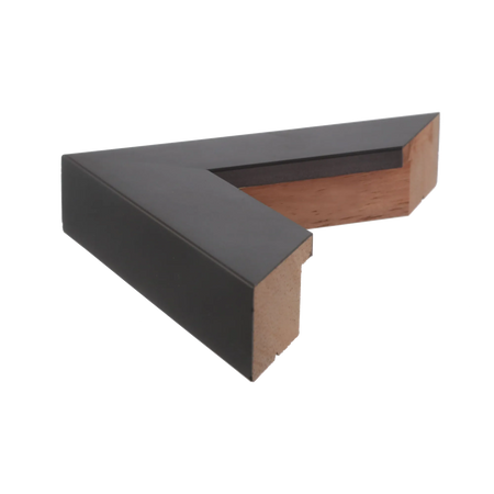 Side view of Tribeca picture frame in black