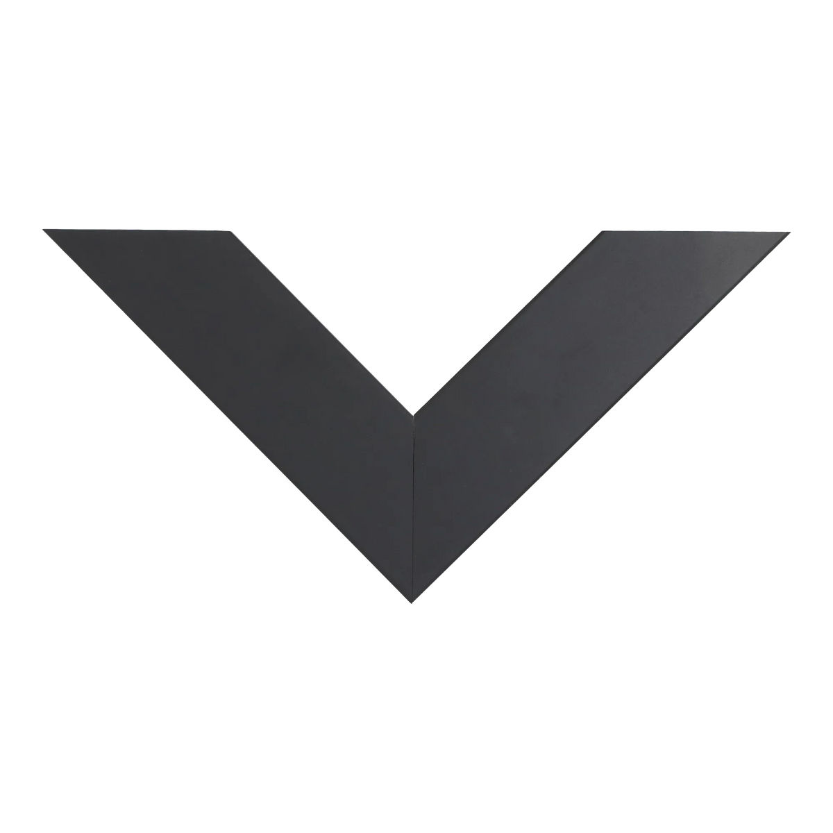 Top view of Tribeca picture frame in black