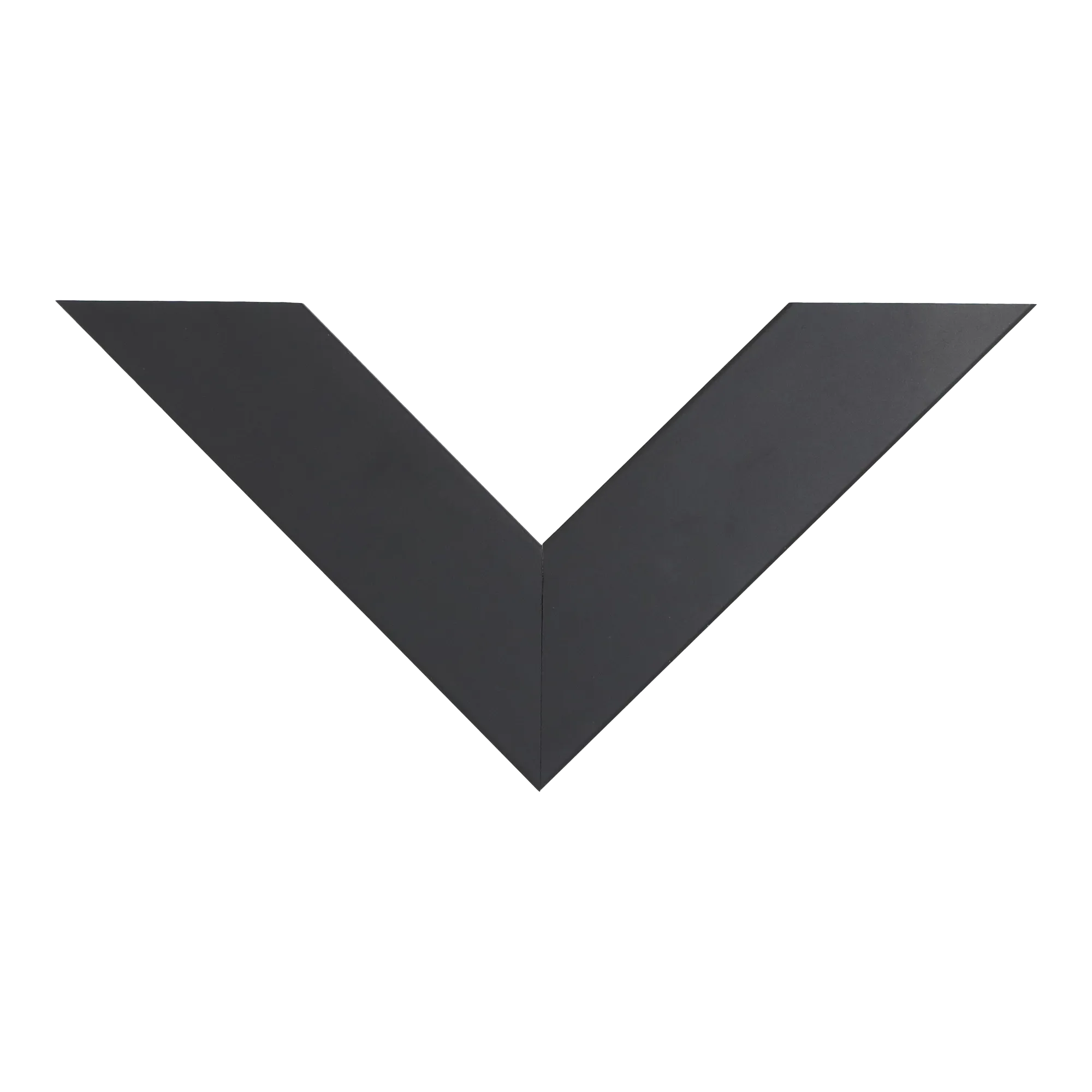 Top view of Tribeca picture frame in black