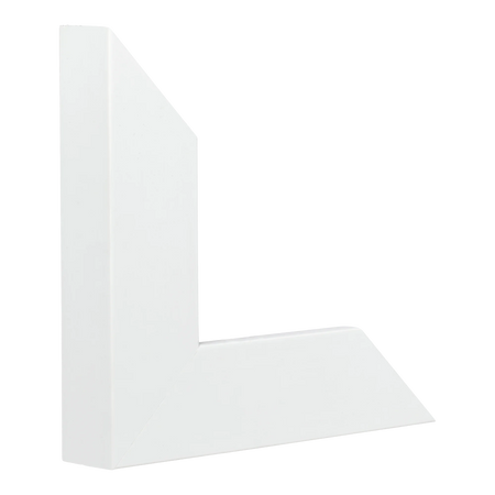 Vertical view of tribeca white picture frame