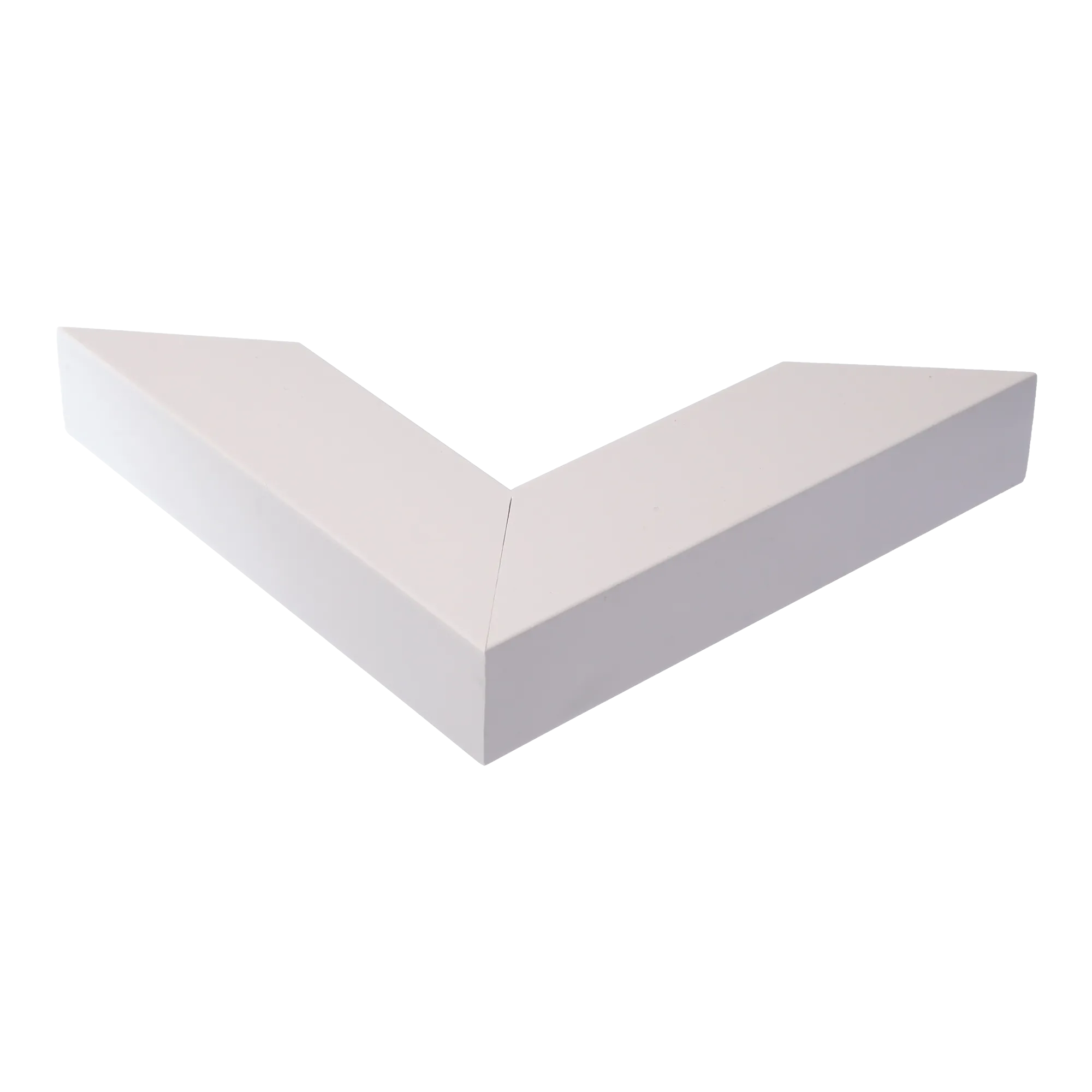 Corner view of Tribeca in white picture frame