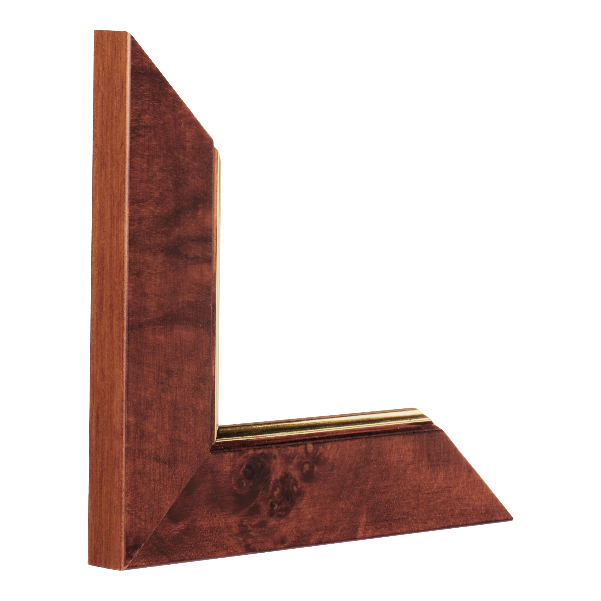 Waldorf in gold & walnut picture frame
