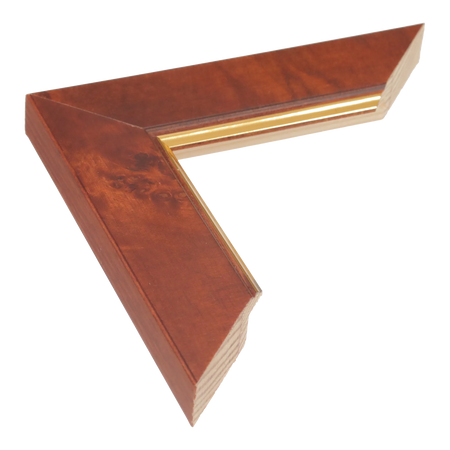 Waldorf in gold & walnut picture frame