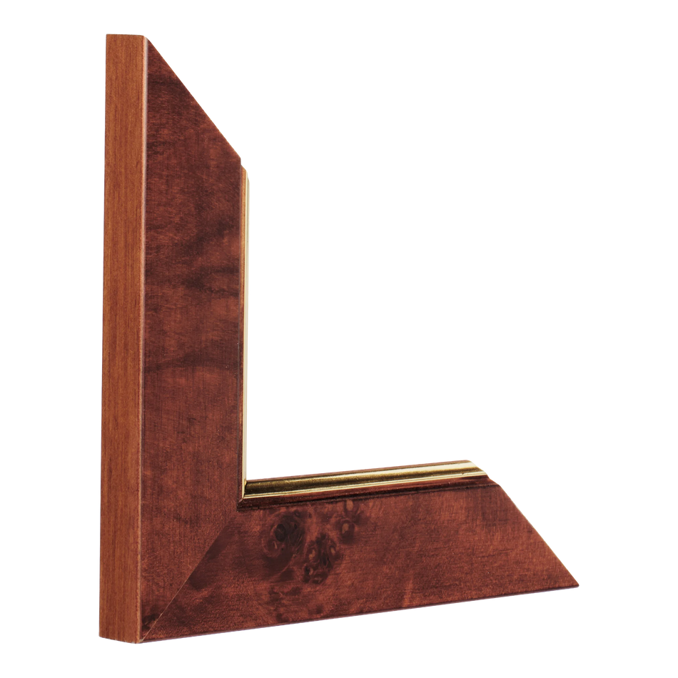 Waldorf in gold & walnut picture frame