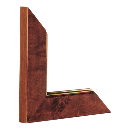 Waldorf in gold & walnut picture frame