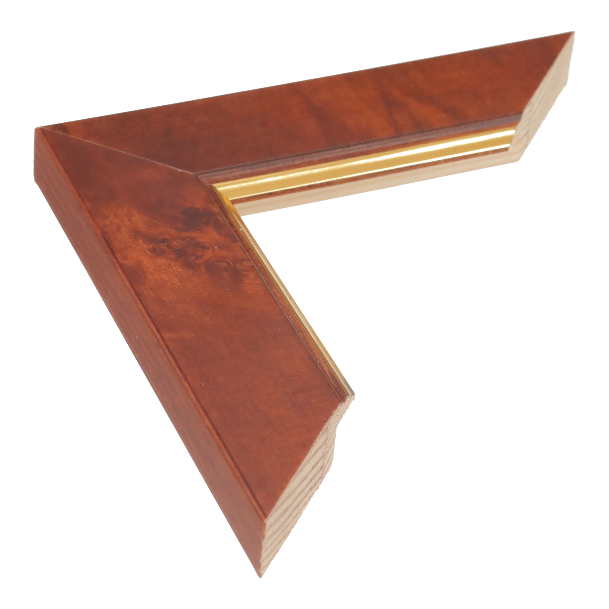 Waldorf in gold & walnut picture frame