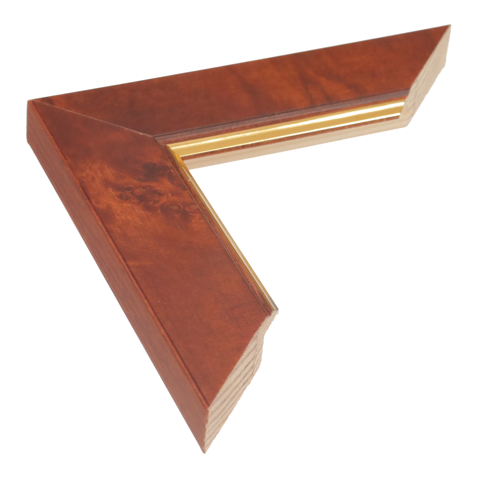 Waldorf in gold & walnut picture frame