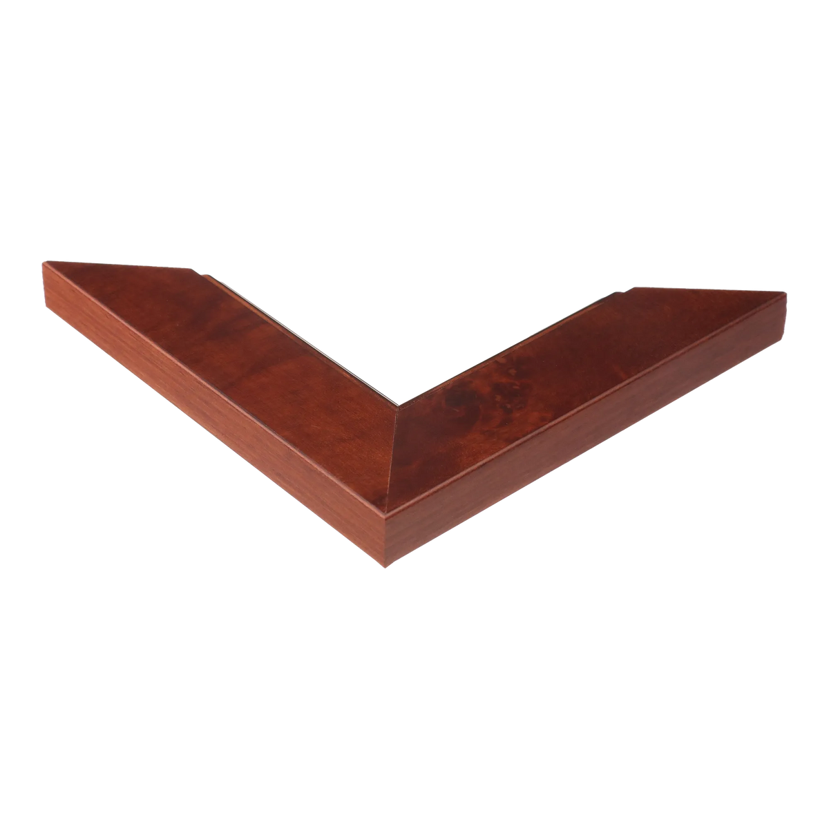 Corner view of Waldorf in gold & walnut picture frame